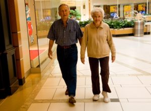 (Dad and Mom Walkin’ the Mall; Jan 5 2009 Tampa, Florida)